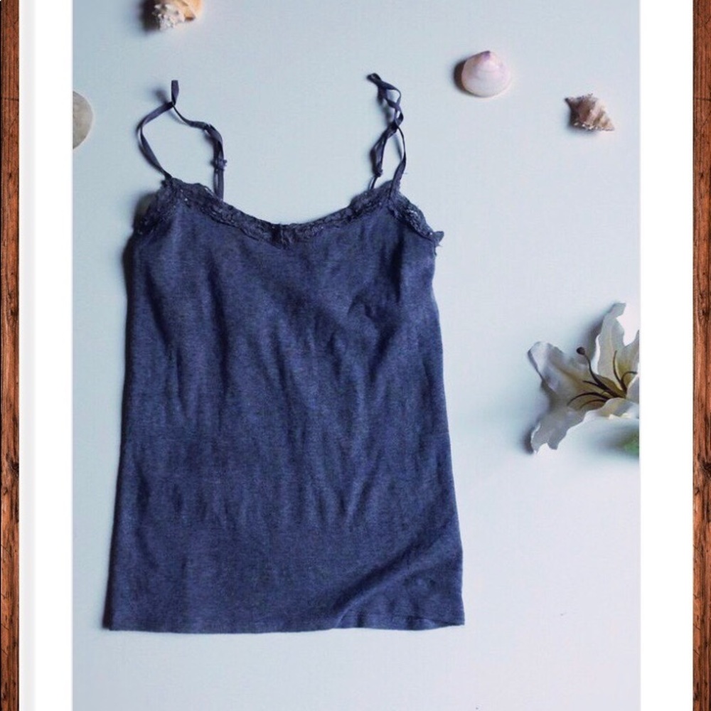 AMERICAN EAGLE BLUE/GRAY TANK